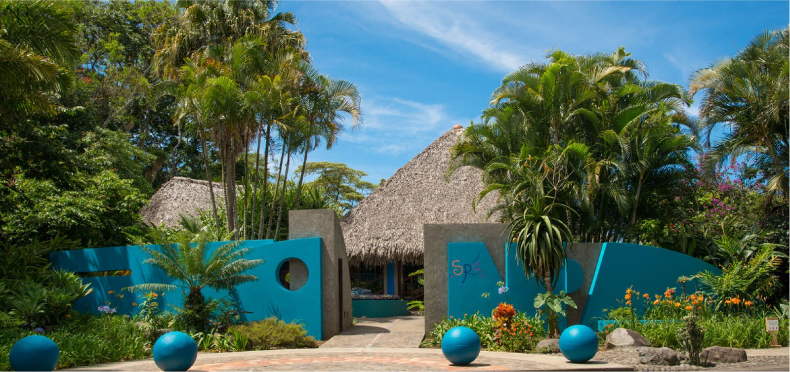 Entrada del spa en Xandari Resort & Spa